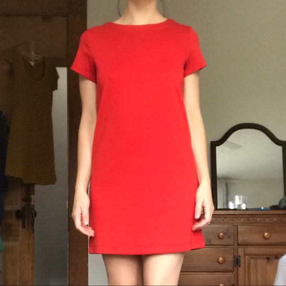 GAP Red Shift Dress - Picture 2 of 5